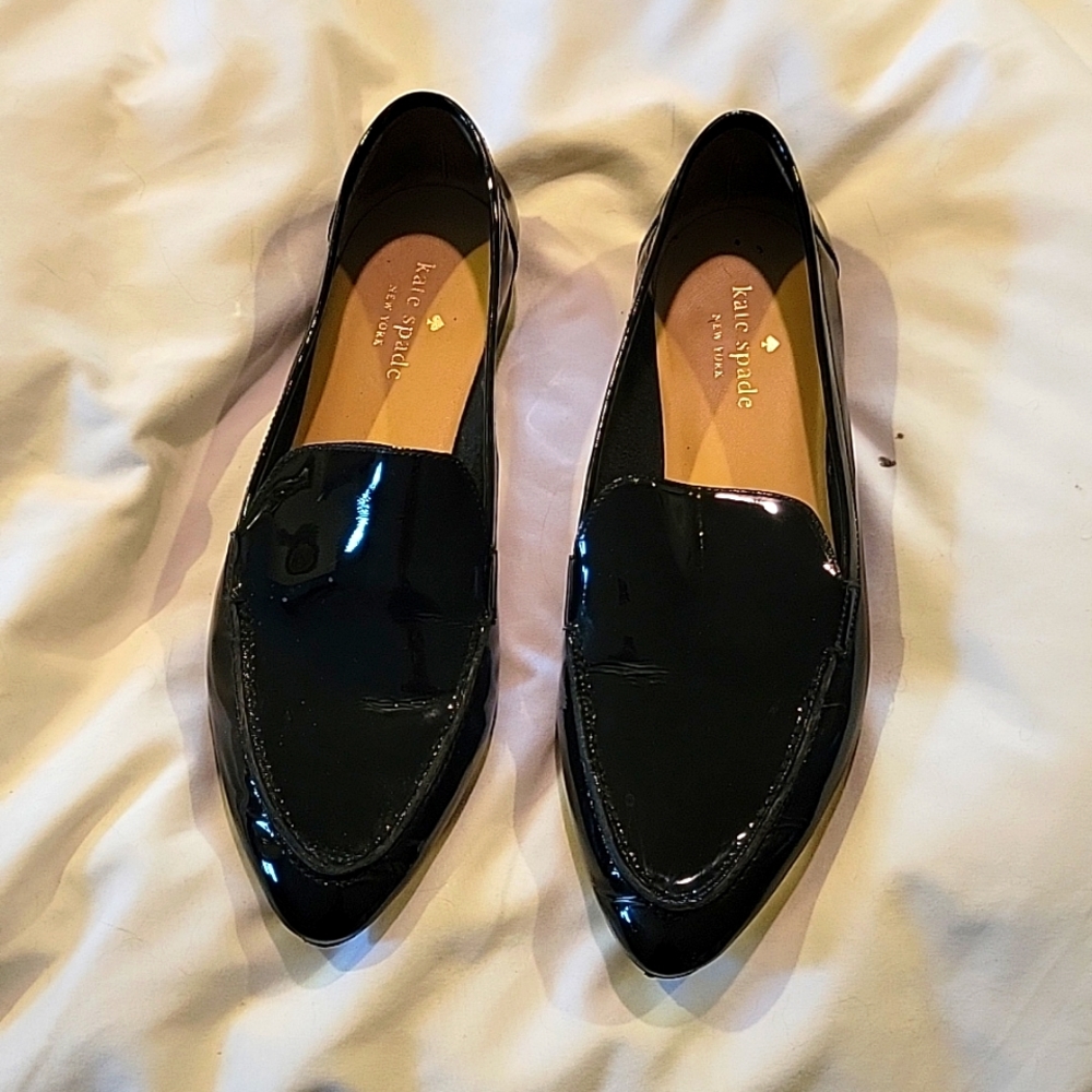KATE SPADE PATENT LEATHER LOAFERS
